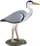 Figurë kafshe Papo Grey Heron 50274, 7-8 cm, plastike, gri