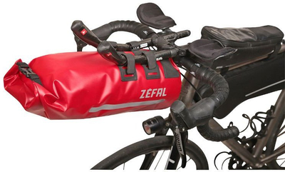 Çantë përpara biçiklete Zefal Z Adventure Aero F8, 8L, që s’e merr uji, e kuqe