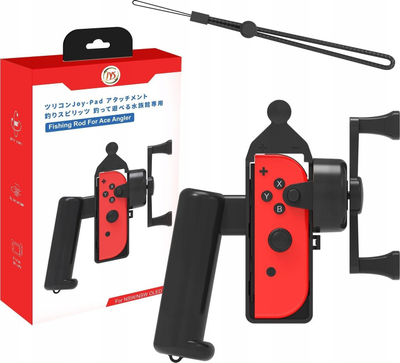 Mbajtës shufre peshkimi JYS për Joy-Con Nintendo Switch, model JYS-NS248, i zi