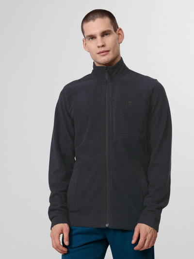 Bluzë fleece për burra 4F H4Z22 PLM352, 4FWarm, me zinxhir, navy e errët