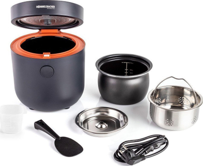 Zierëse orizi Rommelsbacher MRK 500, 2L, 500W, e zezë