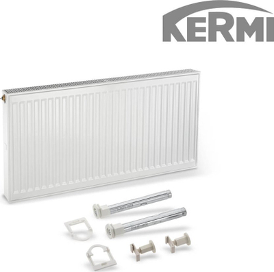 Radiator panel Kermi Profil V Type 10, 600x900 mm, valvul majtas, i bardhë