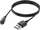 Kabllo karikimi Hoco Y26 Y27, 0.6 m, USB A, e zezë