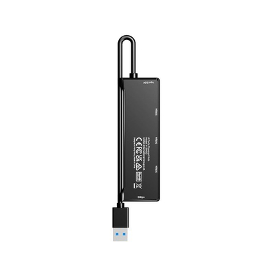 USB хаб Unitek USB-A, 4 порти, 5 Gbps, црн
