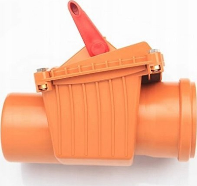 Valvul kontrolli PP Swing Check DN 110, Type 1, për kanalizime
