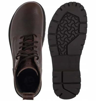 Këpucë hiking Birkenstock Highwood Lace Mid 1030757, të mesme, kafe