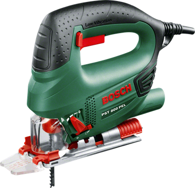 Sharrë elektrike xigzag Bosch PST 800 PEL, 530W, lëvizje orbitale, jeshile