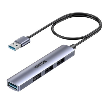 Hub USB Unitek Compact, 3x USB 2.0, USB 3.0 5 Gbps, i zi