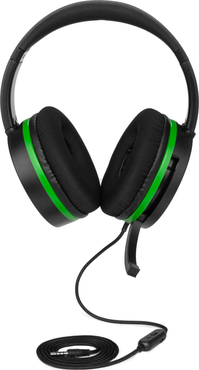 Kufje gaming Snakebyte Head:Set X Pro, 50mm, me mikrofon, jeshile