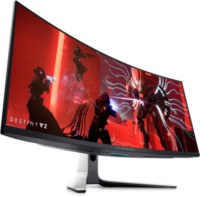 Гејминг монитор Dell Alienware AW3423DW, 34\", WQHD, QD OLED, црн