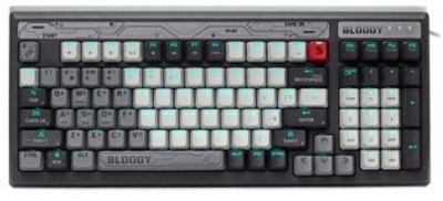Tastierë mekanike A4Tech Bloody B950 LK Libra Brown, RGB, me kabllo USB, gri