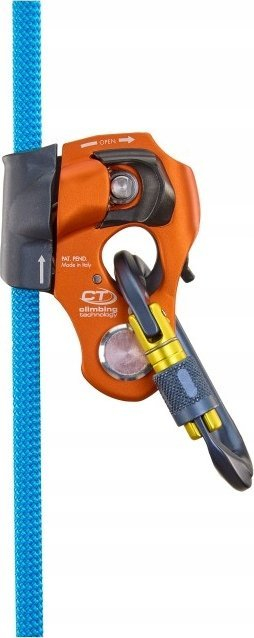 Капса за јаже Climbing Technology CRIC 434584, со вградено тркало, за јаже 8-13mm, портокалова