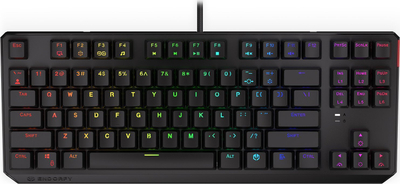 Tastierë mekanike Endorfy Thock TKL Wireless, Kailh Box Brown, RGB, e zezë