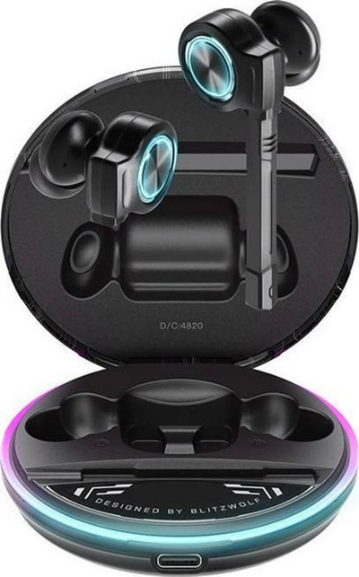 Dëgjuese me wireless BlitzWolf, të zeza