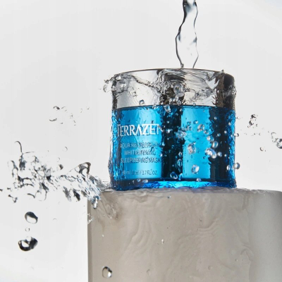 Maskë nate fytyre Terrazen Aqua Recharge, Brightening, 80 ml, blu