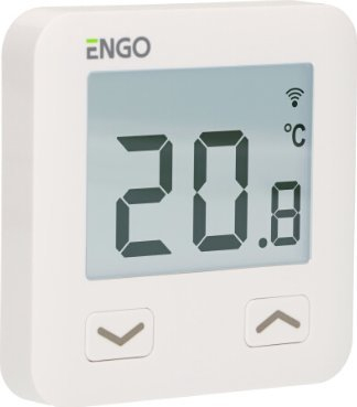 Termostat mur ENGO E10, digjital, 230 V, i bardhë
