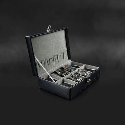 Kuti për orë dore Designhütte Casette Solid 8 70005-129, e zezë