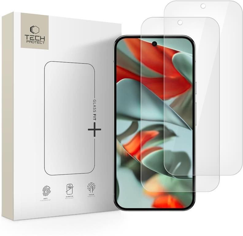 Xham mbrojtës Tech-Protect Glass Fit+, 2 copa, për Google Pixel 9