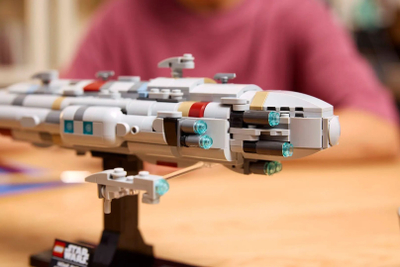 Set ndërtimi LEGO Star Wars Home One Starcruiser 75405, 559 pjesë, për të rritur, gri
