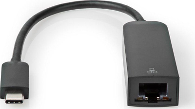 Adaptues rrjeti Nedis CCGP64952BK02, USB C 3.1, Gigabit Ethernet, i zi