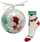 Çorape për femra Only ONLCHRISTMAS, të bardha/ të kuqe