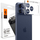 Mаска за камера Spigen Optik Pro XL EZ Fit, сет 2 парчиња, за ајфон, проѕирна