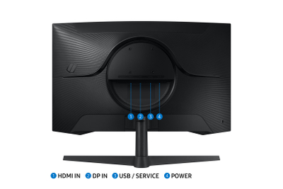 Monitor Samsung Odyssey S27CG552EU, 27”, i lakuar, QHD, i zi