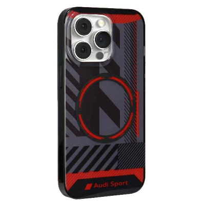 Kapak telefoni Audi IML Sport MagSafe, për iPhone 13 Pro Max 6.7", hardcase, i zi