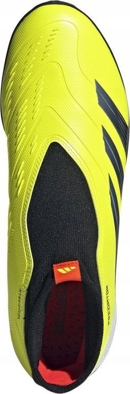 Këpucë futbolli Adidas Predator 24 League Laceless Turf, pa lidhëse, për bar sintetik, të verdha