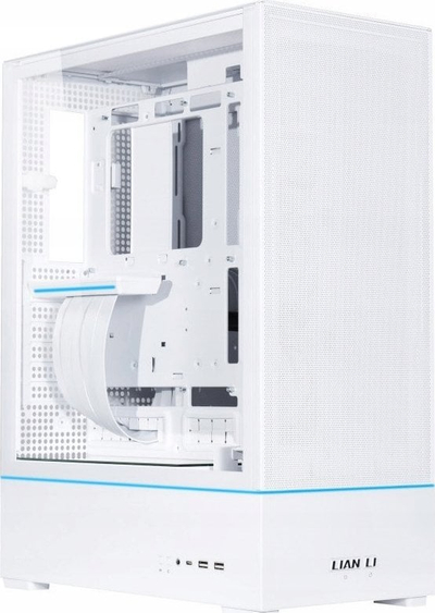 Kuti kompjuterike Lian Li SUP-01, Small Form Factor, mesh vertikale, e bardhë