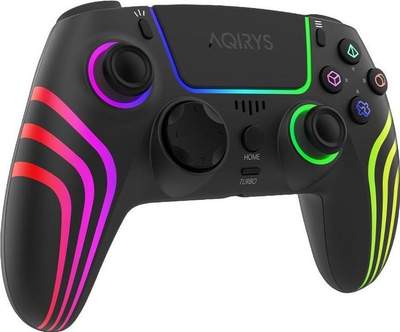 Gamepad wireless AQIRYS Themis për PS4, PC edhe iOS, i zi