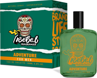 Eau de Toilette Rebel Man Adventure, 100 ml