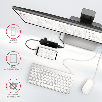 Hub shumëfunksional AXAGON 5në1 USB 3.2 Gen 1, 4x USB-A, HDMI, PD 100W, kabllo USB-C 20cm
