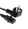 Кабел продолжувач за струја Value 19.99.1014, 3m, C13, црн
