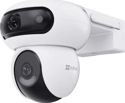 Kamerë e jashtme Ezviz H90 Dual 2K+, me motor 360°, me pamje nate me ngjyra, e bardhë