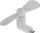 Ventilator Usams Mini MICMF02 USB (US-ZB009), e bardhë