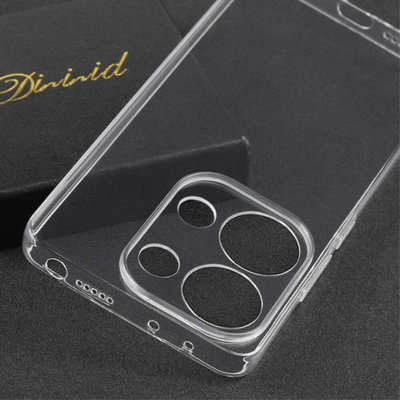Këllëf telefoni për Xiaomi Redmi Note 13, silikon TPU, transparent
