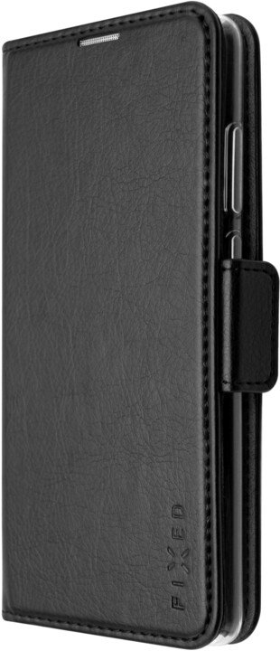 Mbështjellëse me kapak FIXED Opus New Edition për iPhone 12/12 Pro, e zezë