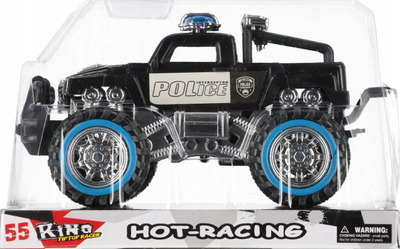 Lodër makinë policie MEGA CREATIVE Hot Racing, 20x10x12cm, me ngjyra nga të gjitha