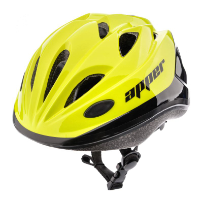 Helmetë biçiklete për fëmijë Meteor KS07 M, 52-56 cm, verdhë e zezë