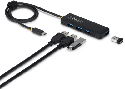Hub USB-C StarTech H5C4A, 4 porte USB-A, USB 3.0, 5Gbps, kabllo 61 cm, i zi