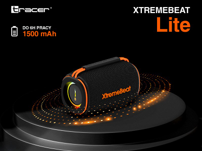 Kaltoparlant portativ Tracer Xtremebeat Lite, Bluetooth, RGB, i zi