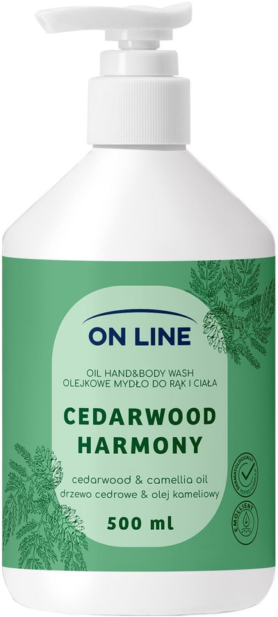 Сапун за раце и тело Cedarwood Camellia Oil, маслен, 500 ml