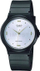 Orë dore Casio MQ76 7A, analoge, me rrip rezine, e zezë