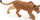 Figurë lodër PAPO Wild Animal Kingdom luaneshe duke ndjekur, PVC, kafe