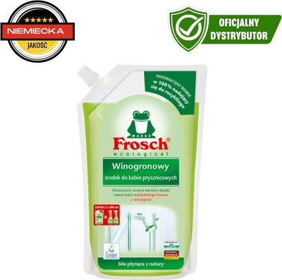 Solucion për kabinë dushi Frosch Grape, kundër gëlqeres, rimbushës 1L
