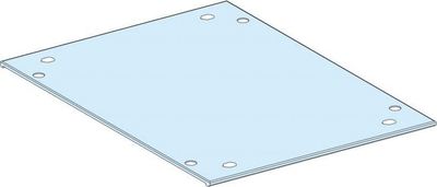 Pllakë kulmi Schneider Electric PrismaSeT P, llamarinë çeliku, 600 x 400 mm, e bardhë