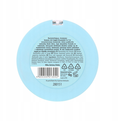 Бронзер и илуминирач Lovely Mademoiselle Highlighting Bronzer, 6g, природна нијанса