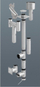 Tub inox i lëmuar Spiroflex 140 mm, 0.6 mm, 1 m, ngjyrë argjendi