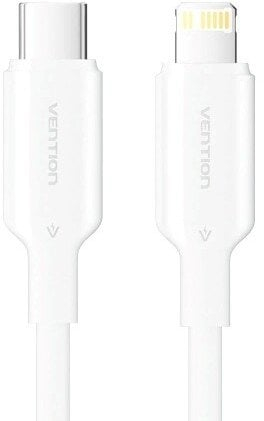 Kabllo USB Vention, Type C me Lightning, 1m, 3A, e bardhë